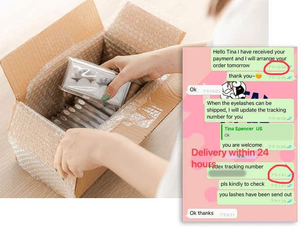 Winkshow eyelashes quick delivery review