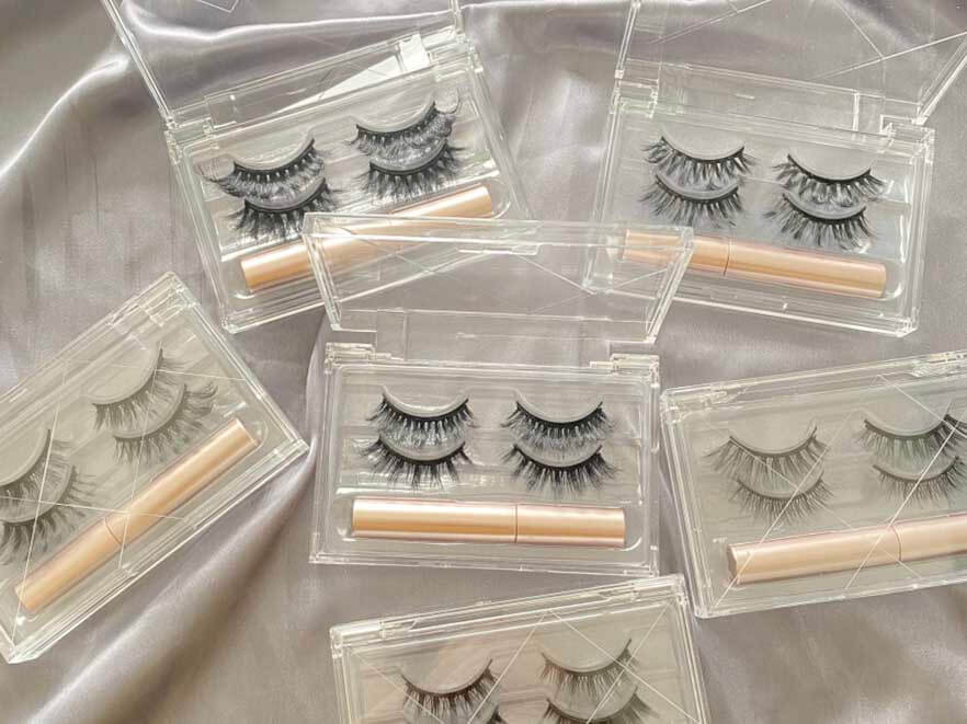 vegan magnetic false eyelashes