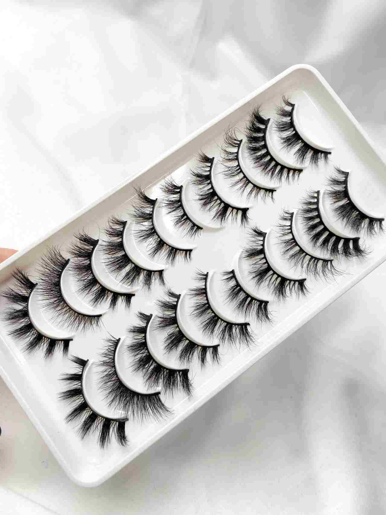 2024 Popular lashes wholease lashes natural style high quality vegan lashes short lashes