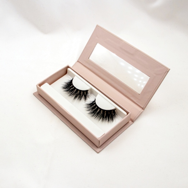 Mink lashes wholesale 15-18mm 3d strip cluster mink lashes private label trays