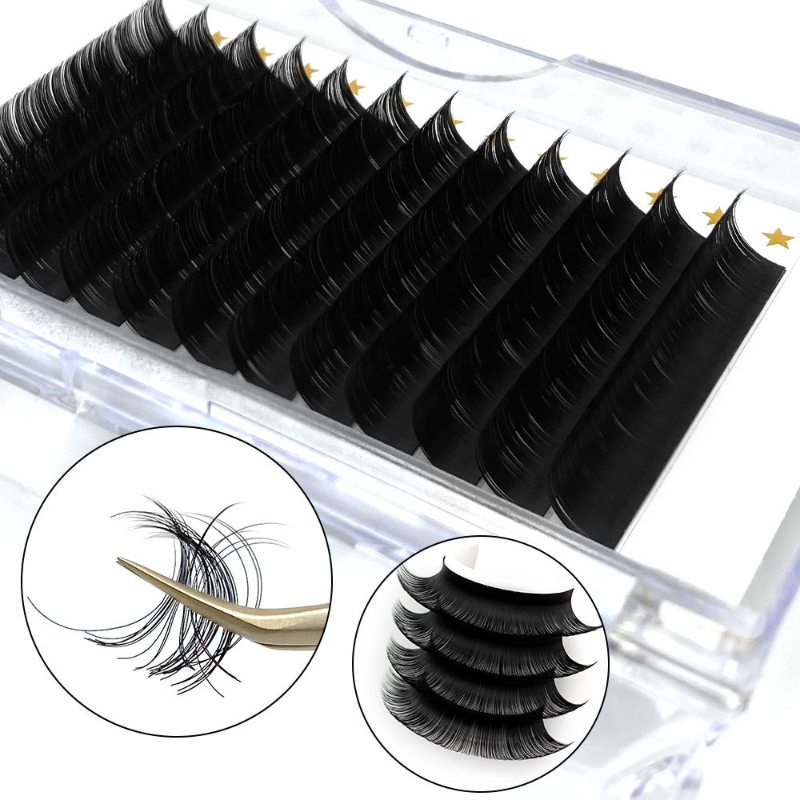 Eyelash extension supplies 2024 new trend classic lash soft with natural look and feel long lasting blooming lashes | 0.03-0.25mm | J/B/C/CC/D/DD/CD/L/LC/LD Curl | 8-25mm Length