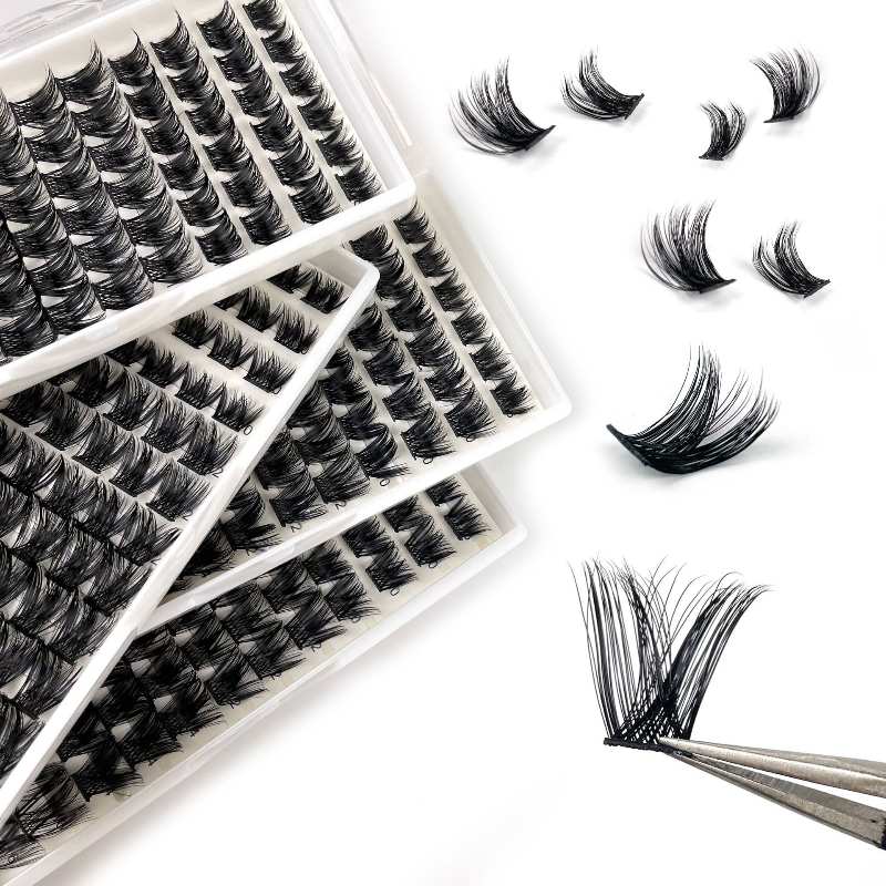 Wholesale OEM DIY lash clusters private label individual lashes new arrival manga lash clusters