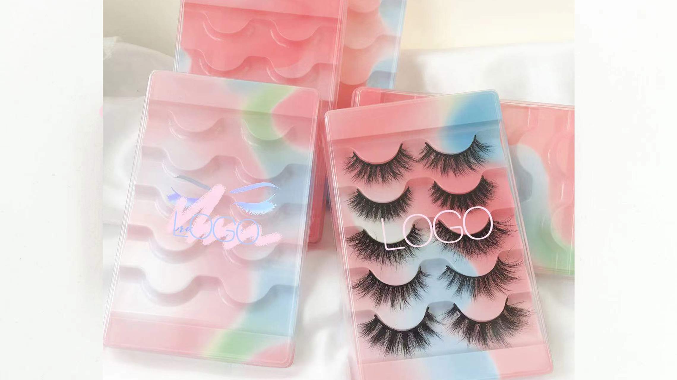 5 pairs lashes tray