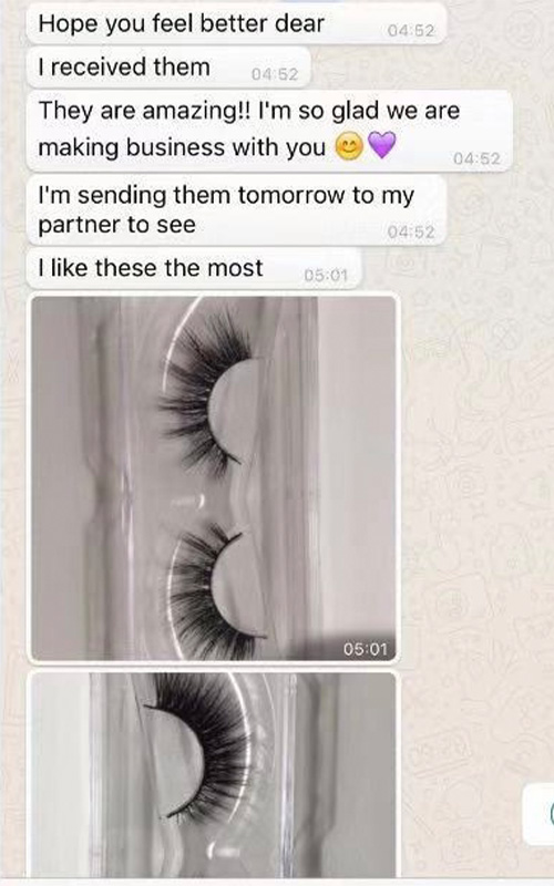 Feedback from USA lash brand