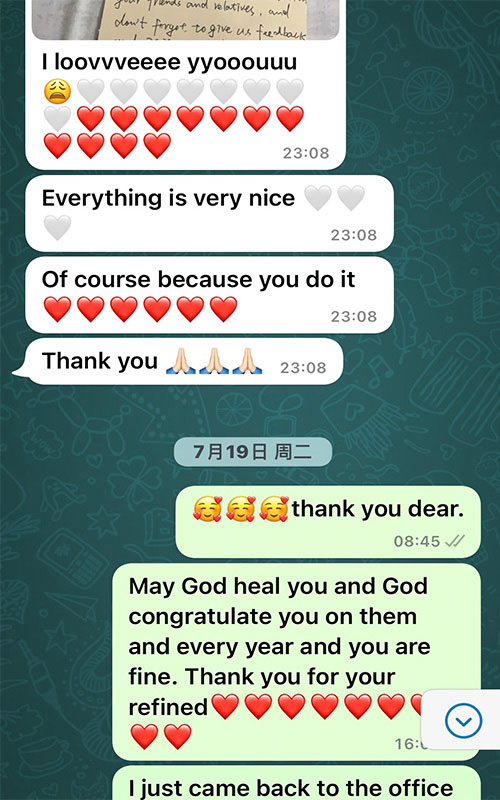 Feedback from UAE lash band