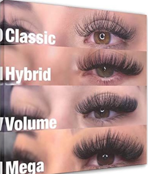 The Difference of Classic Lash,Hybrid Lash,Volume Lash,Mega Volume Lash